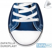 Asiento inodoro ZAPATILLA amortiguado tapawc decora (Ultima Unidad)