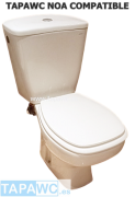 Asiento inodoro NOA Fijo Tapawc Compatible Porsan