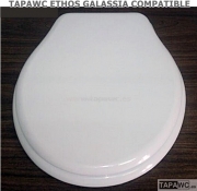 Asiento inodoro ETHOS tapawc compatible GALASSIA