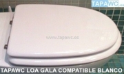 Asiento inodoro LOA tapawc compatible Gala