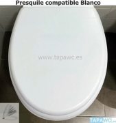 Asiento inodoro PRESQUILE tapawc compatible  Jacob Delafon AMORTIGUADO
