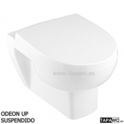 Asiento inodoro ODEON UP SUSPENDIDO 15.50 original AMORTIGUADO tapawc Jacob Delafon