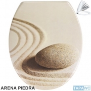 Asiento ARENA Y PIEDRA AMORTIGUADO tapawc decora (**hasta fin de existencias)