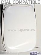 Asiento inodoro DIAL tapawc compatible amortiguado Hidra