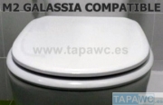 Asiento inodoro M2 - 45 CMS tapawc compatible amortiguado GALASSIA