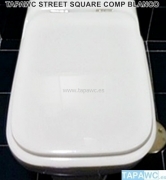 Asiento inodoro STREET SQUARE compatible tapawc Gala AMORTIGUADO