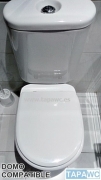 Asiento inodoro DOMO tapawc compatible Sangra
