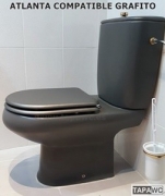 Asiento inodoro ATLANTA Tapawc Compatible Fijo Roca