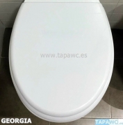 Asiento inodoro GEORGIA tapawc compatible Roca