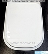 Asiento inodoro DEBBA SQUARE compatible tapawc Roca