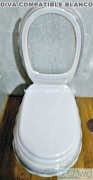 Asiento inodoro DIVA 23 tapawc compatible Globo