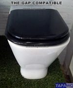 Asiento inodoro THE GAP SQUARE COMPACTO 22 compatible Roca AMORTIGUADO