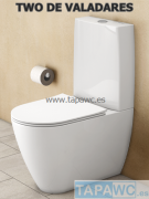 Asiento inodoro TWO compatible AMORTIGUADO VALADARES tapawc