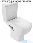 Asiento inodoro STRUKTURA  vox original tapawc Jacob Delafon