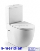 Asiento inodoro MERIDIAN-N COMPACTO original tapawc Roca