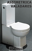 Asiento inodoro ASSIMETRICA tapawc compatible Valadares