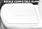 Asiento inodoro ESCALE compatible tapawc Jacob Delafon AMORTIGUADO