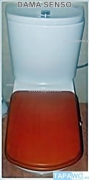 Asiento inodoro DAMA SENSO tapawc compatible Roca