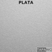 Tapa inodoro compatible metalizado PLATA tapawc amortiguado