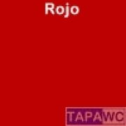 Tapa inodoro compatible ROJO tapawc amortiguado